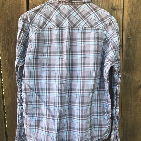 Men’s M INC plaid button down shirt - Picture 2 of 4